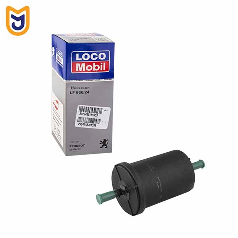 فیلتر بنزین لوکومبیل LOCO Mobil مدل LF666/24 (پلیمری) مناسب پژو پارس