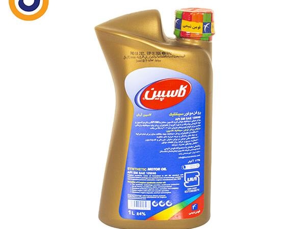 روغن موتور خودرو کاسپین مدل SYNTHETIC 10w40 (یک لیتری)